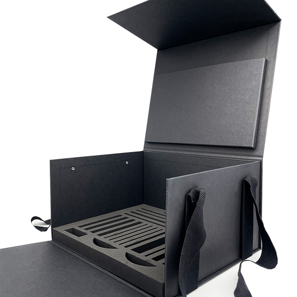 CAJA DISPLAY CON ASAS DE TELA